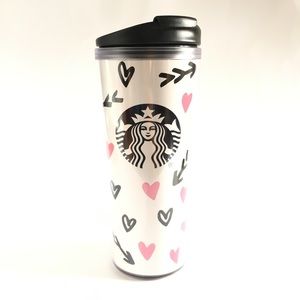 Starbucks 2018 Pink Black Tumbler Coffee Tea Cup